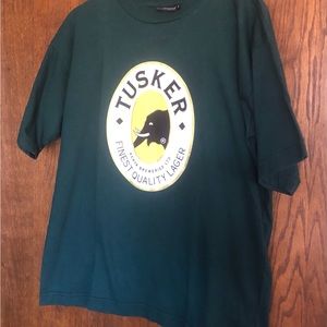 TUSKER KENYA LAGER  T SHIRT NWOT SIZE M